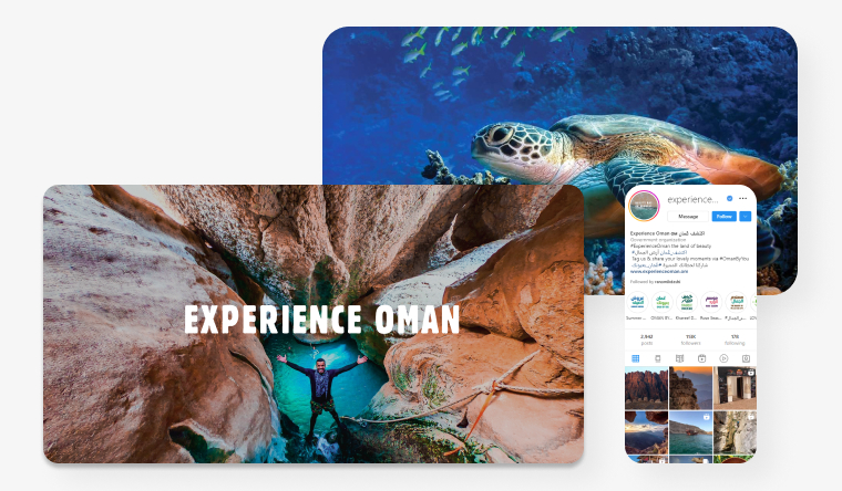 Social media activation for Experience Oman